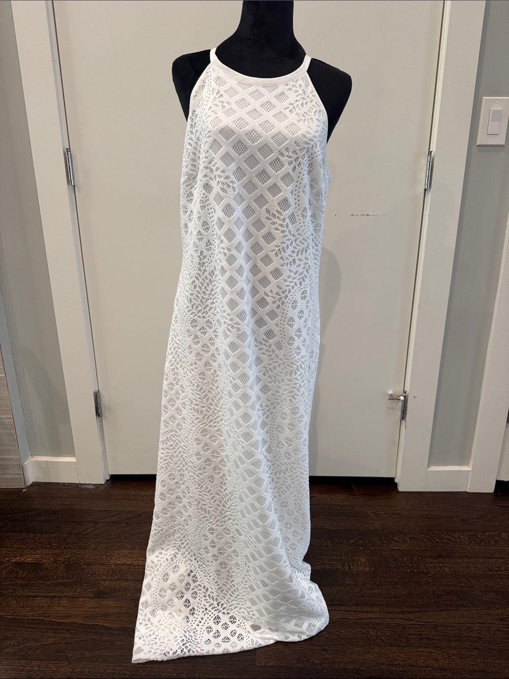 Lilly PulitzerWhite Crochet Maxi Dress - Sleeveless Halter